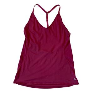 Lululemon tank top with mesh back